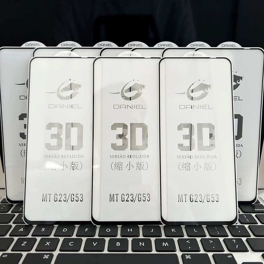 02 Películas 3D Vidro Temperado Para Motorola Moto G82