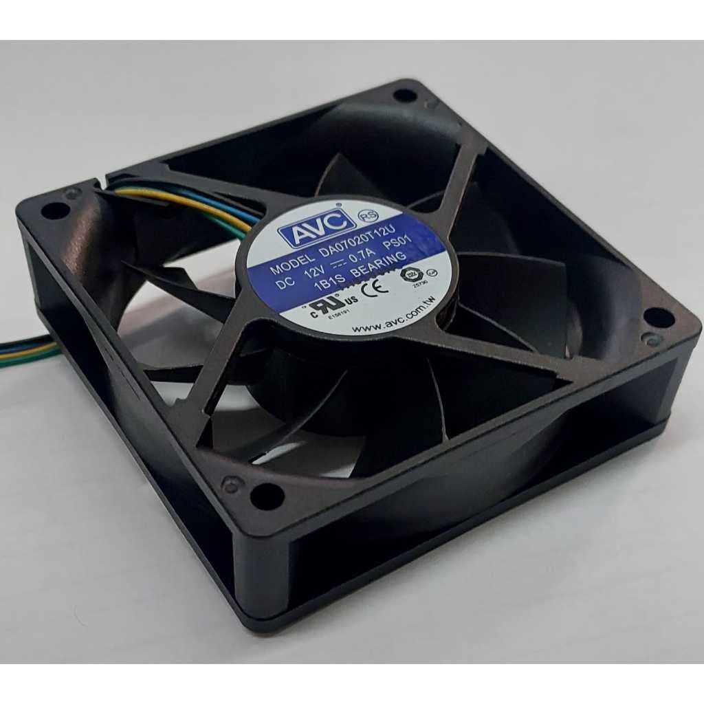 Micro Ventilador AVC 12v 0,70a 70x70x20mm Modelo DA07020T12U 4 Fios
