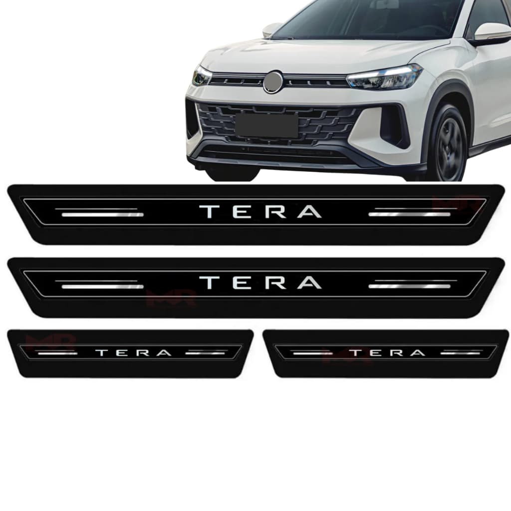 Soleira Silicone Proteção Porta Platinum Vw Tera 2025 2026