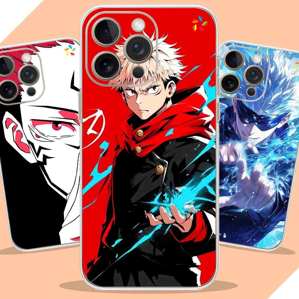 Capa Capinha personalizada Anti-Impacto - Coleção Jujutsu Kaisen, Anime - Para Todos Modelos de Celular