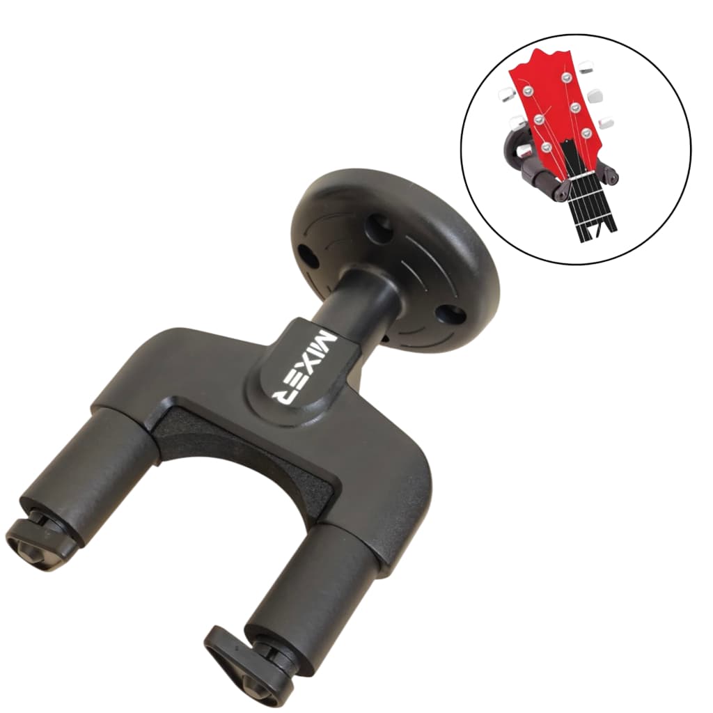 SUPORTE DE PAREDE PARA PENDURAR GUITARRA, VIOLÃO, BAIXO, CAVAQUINHO, VIOLA, VIOLINO - MIXER P04