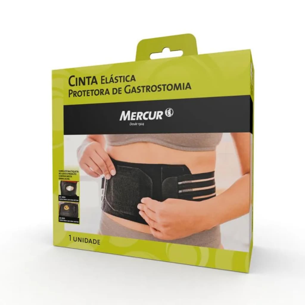 Cinta Elástica Gastrostomia Mercur Proteção Pós-Cirúrgica Segura Para Sonda