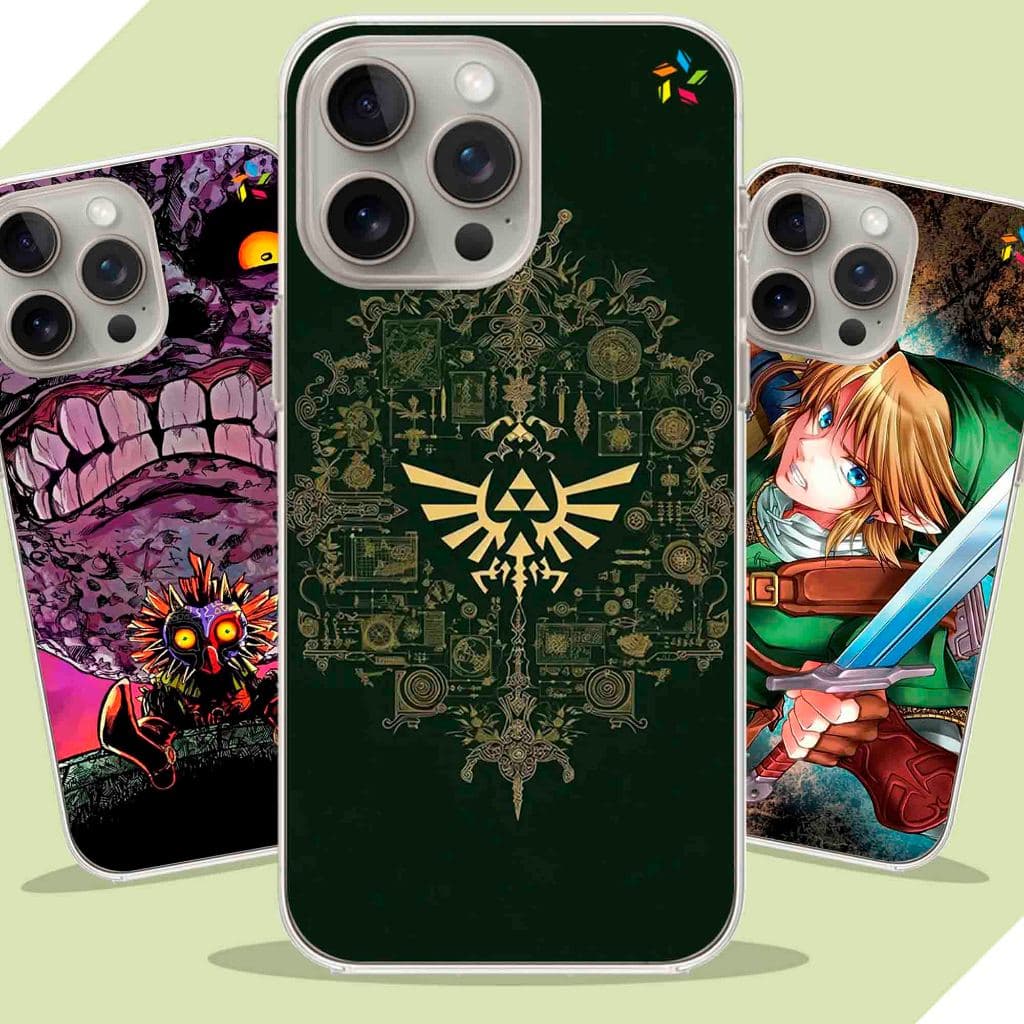 Capa Capinha personalizada Anti-Impacto - Coleção The Legend of Zelda - Para todos Modelos de Celular