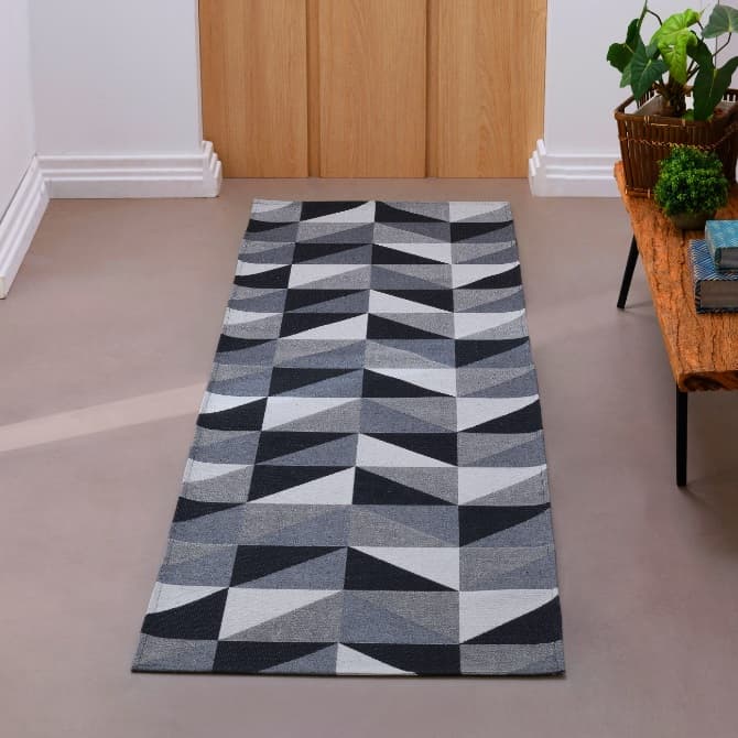 Passadeira Antiderrapante Jacquard Rústico 3,50m x 0,65cm