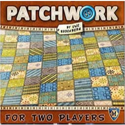 Jogo de Tabuleiro Patchwork | Estratégia para 2 Jogadores | Rápido 30min | Clássico | Jogo em Inglês