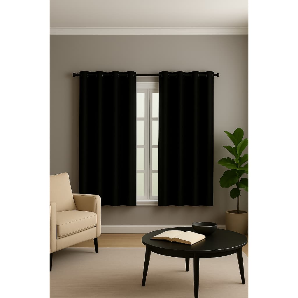 Cortina Em Tecido Blackout Para Sala e Quarto Janela 2,70 x 1,60 Diversas Cores Melhor Preço