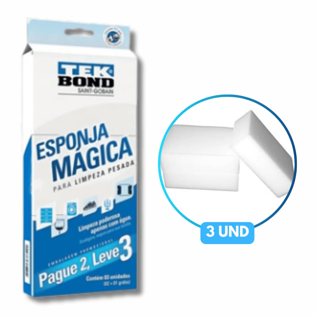 ESPONJA MÁGICA TEKBOND - Pague 2 e Leve 3