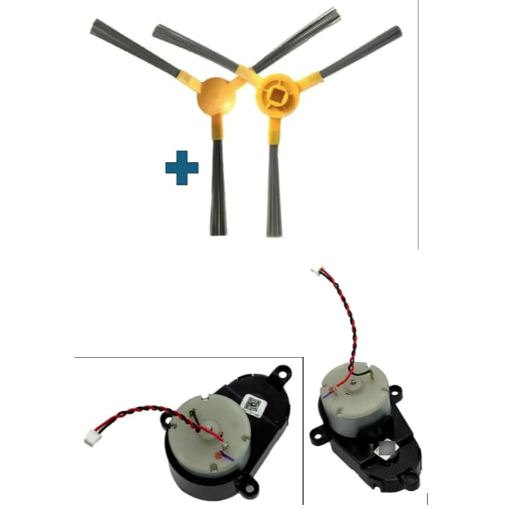 Motor escova lateral Robo aspirador kabum smart 100 500 700 900 e liectroux xr500 c30b g7
