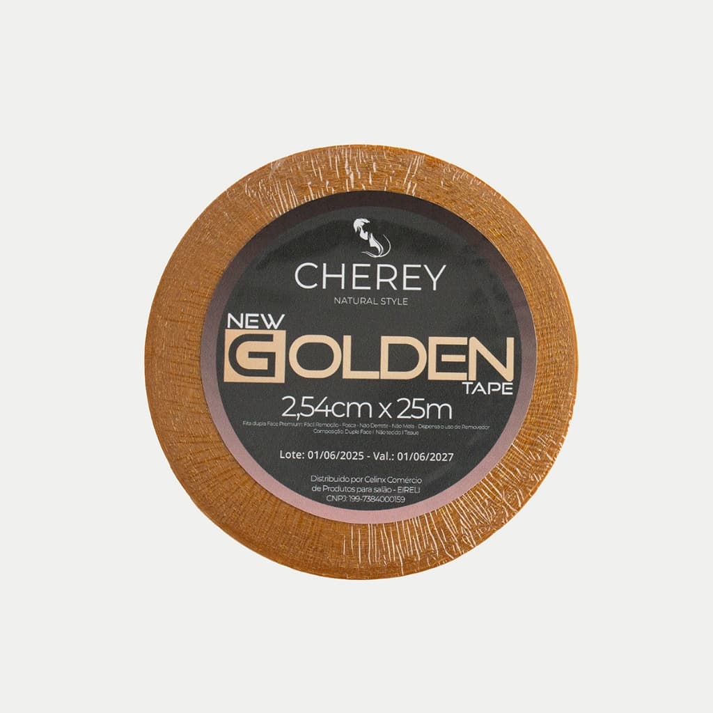 Fita Adesiva New Golden Dupla Face Rolo 2,54cm X 25m
