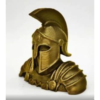 Busto gladiador - Feito em impressora 3D