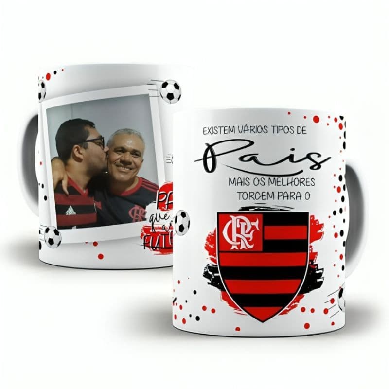 Caneca Dia dos Pais com a foto do seu pai personalizada