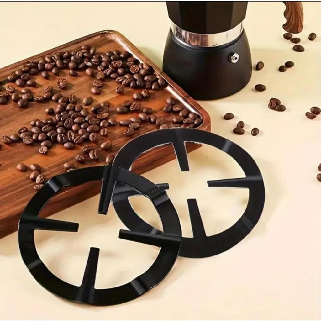 REDUTOR DE GRELHA BASE DE CAFETEIRA ITALIANA PARA BOCA DE FOGAO E COOKTOP GRELHA DE QUEIMADOR A GAS.