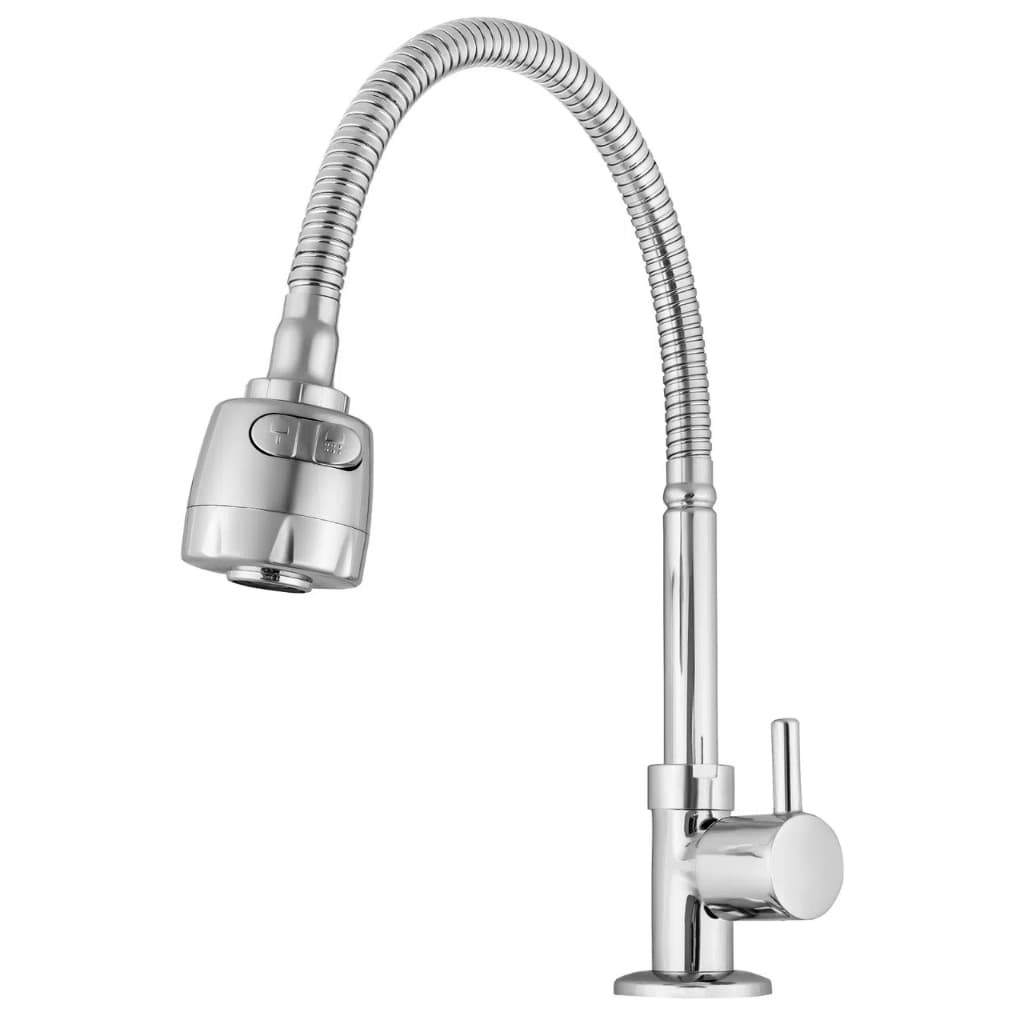 Torneira Metal Gourmet Flexivel Duplo Jato Kelly Metais