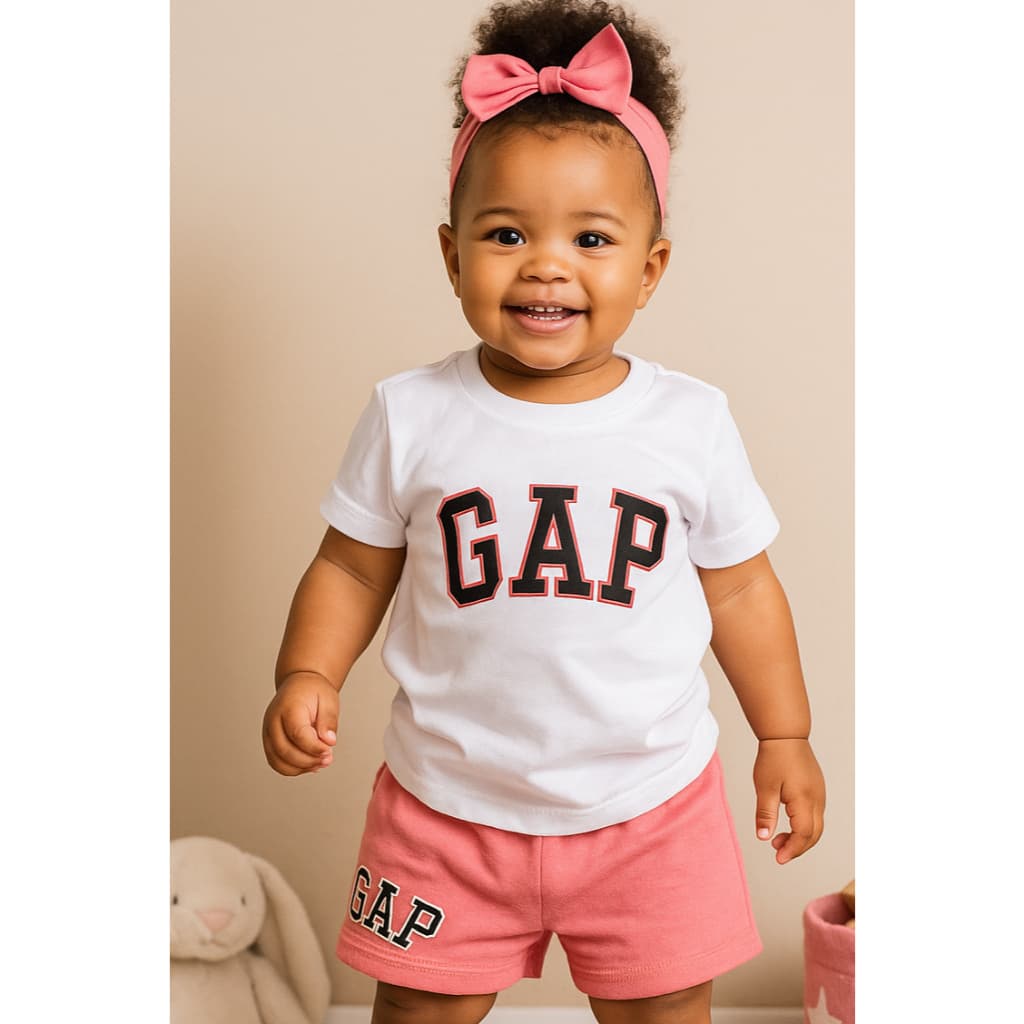 Conjunto Bebê Estiloso Roupa Infantil Estilo Roupa Verão Menina e Menina Infantil Conjunto baby Moletom Infantil