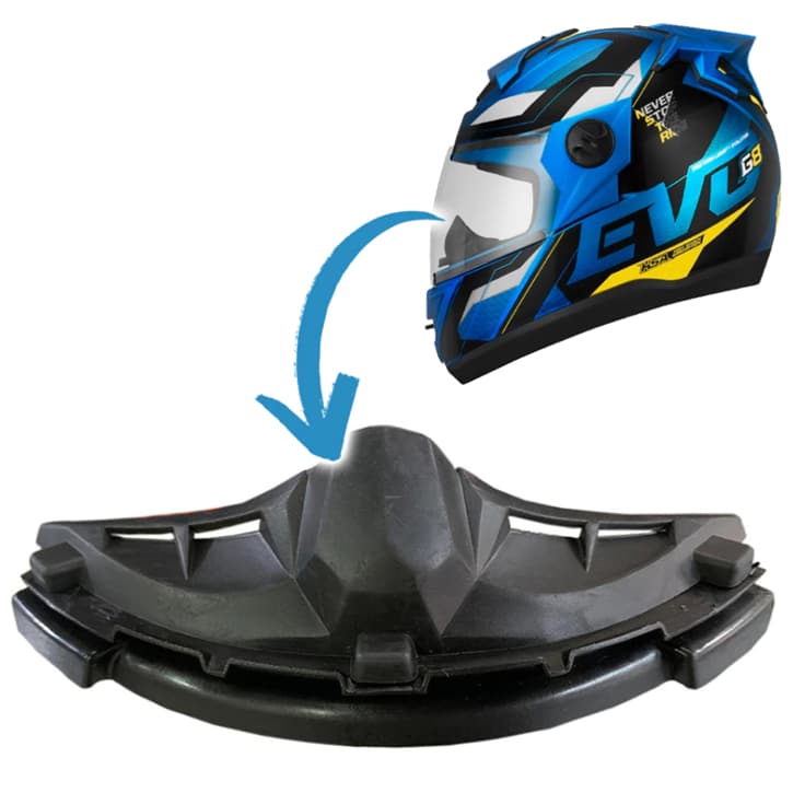 Narigueira P/ Capacete Evolution Evo G4 G5 G6 G7 e G8 Pro tork