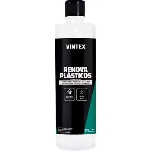 Renova Plásticos Vintex Vonixx 500ml Revitalizador de Painéis Brilho
