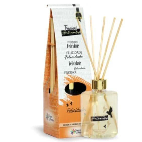 Difusor de Luxo Aromatizador Ambiente Felicidade 350ml Tropical Aromas