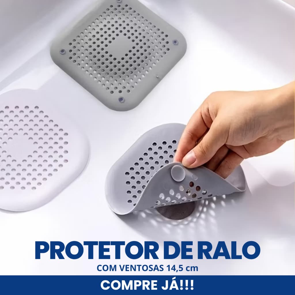 PROTETOR DE RALO DE SILICONE COM VENTOSAS, TAMPO DE RALO COM VENTOSAS, FILTRO DE RALO