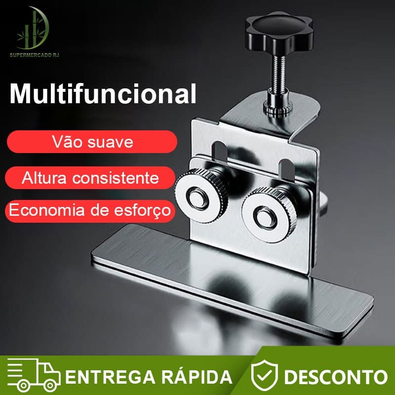 Ferramenta De Montagem De Porta De Alumínio De Instalação Rápida Braçadeira Ajustável Hardware