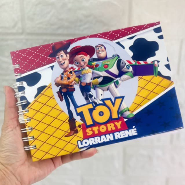 Livro de Colorir Toy Story 50 Desenhos Capa Dura Personalizada com Nome