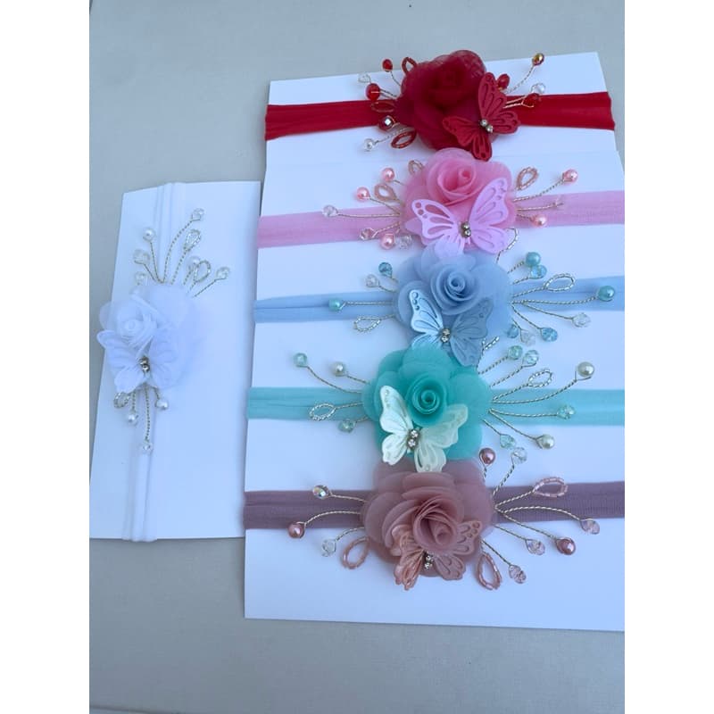 Tiara flores, tiara jardim encantado, faixinha de bebe, tiara jardim de flores