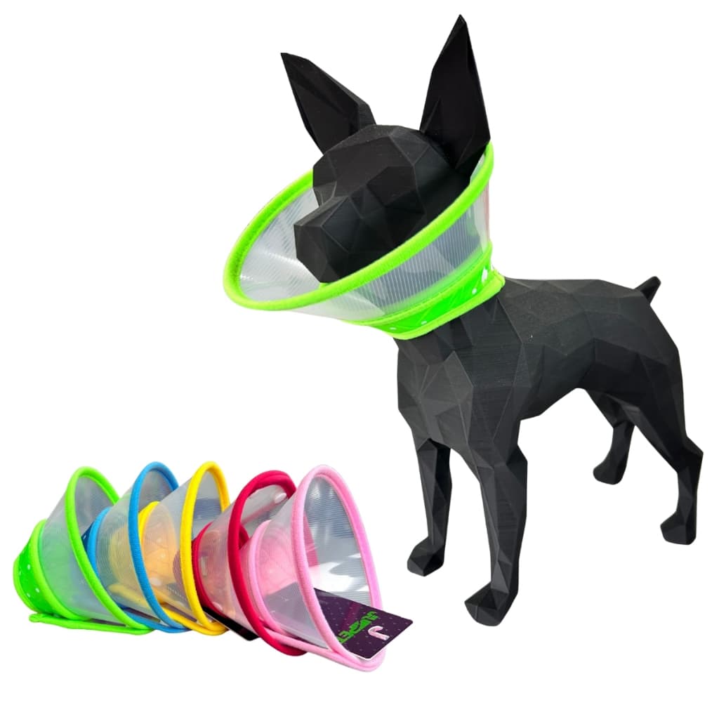Colar Elisabetano Cone Pós Operatorio Cirurgico Pet Cachorro Gato Confortavel Tamanho P