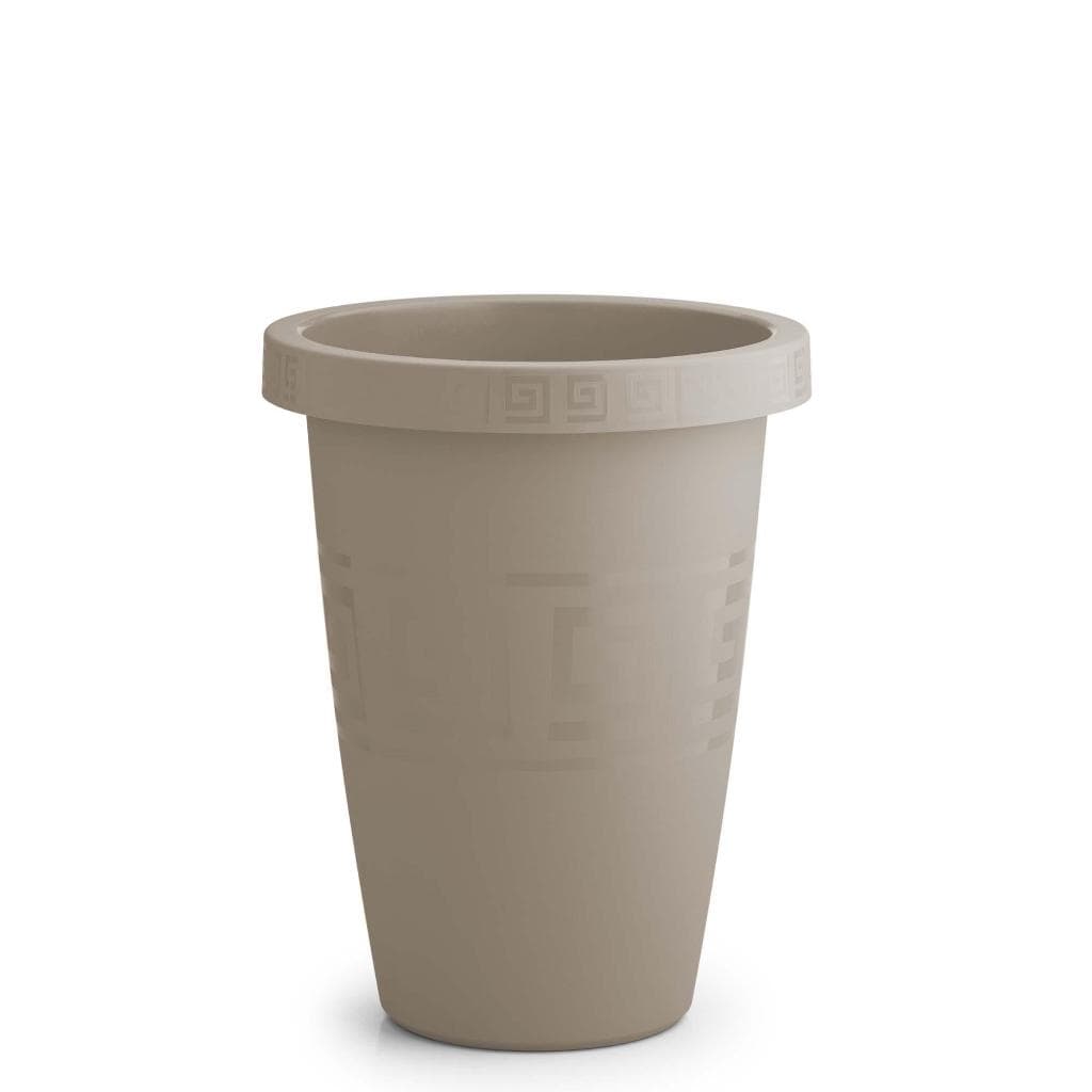 Vaso Flor 21 Litros Resistente Flor Planta Jardim Decoração Preto Terracota Areia
