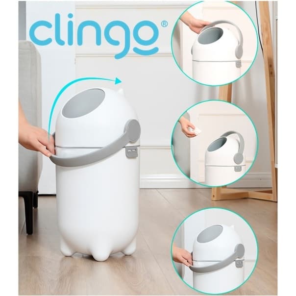 Lixeira Antiodor Fraldas Resíduos Lixo Mágica Bebê Anti Odor Pet