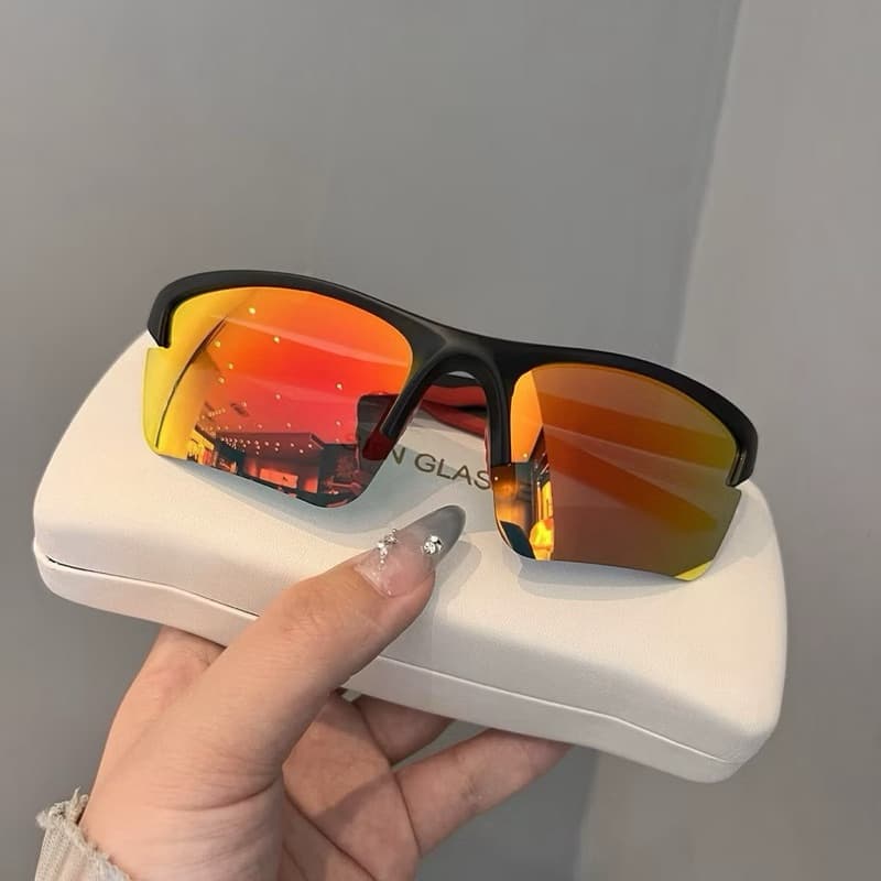 Óculos de Sol Ciclista Feminino Masculino Com Proteção Solar UV400 Resistente Bike Corrida Pesca Beach Tennis