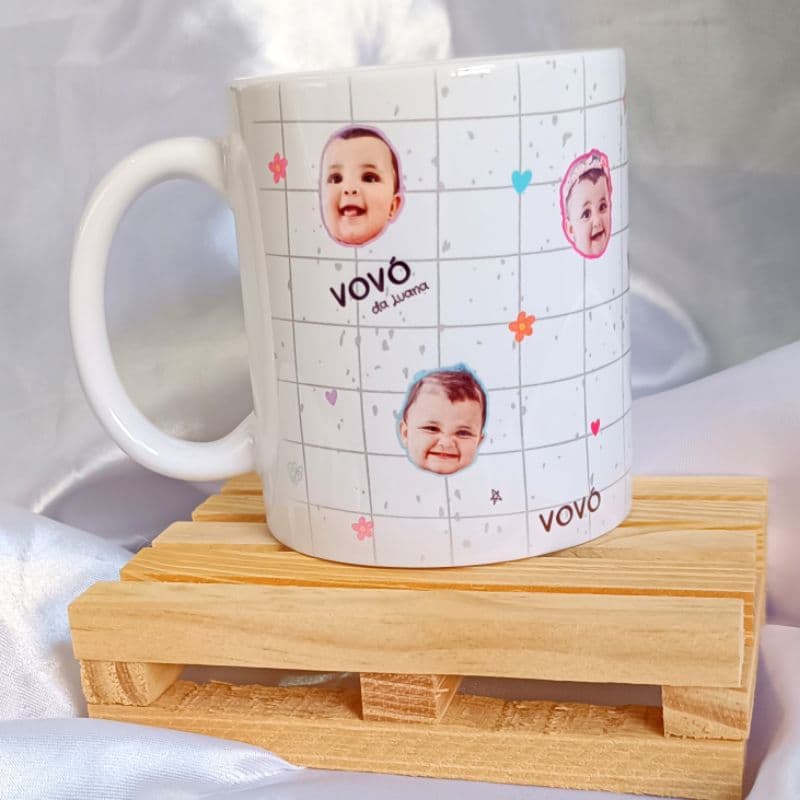 Caneca rostinho, caneca rostinho bebê, caneca rostinho baby, caneca fofa, caneca com foto