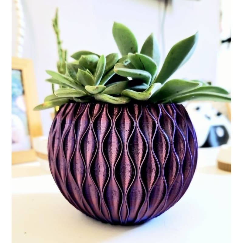 Vaso ondulado para Plantas