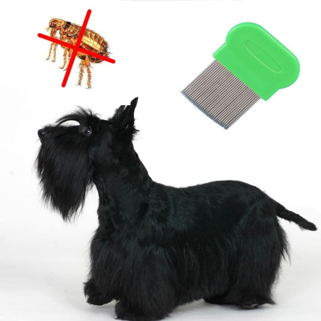 Pente Fino Tira Pulgas Carrapatos e Remelas Limpeza e Cuidados Pet Cachorro Gato LR-0170