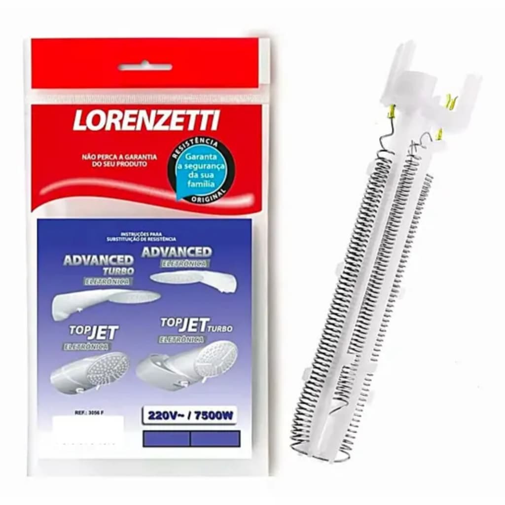 Resistência Original Advanced/Top Jet Eletrônica 220V 7500W Lorenzetti