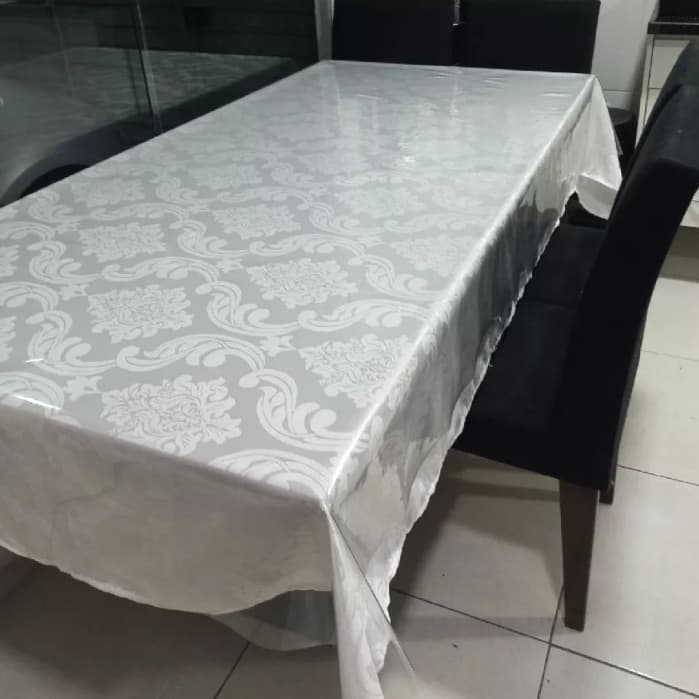 Toalha De Mesa  8 Lugares Jacquard Original Tecido Gross