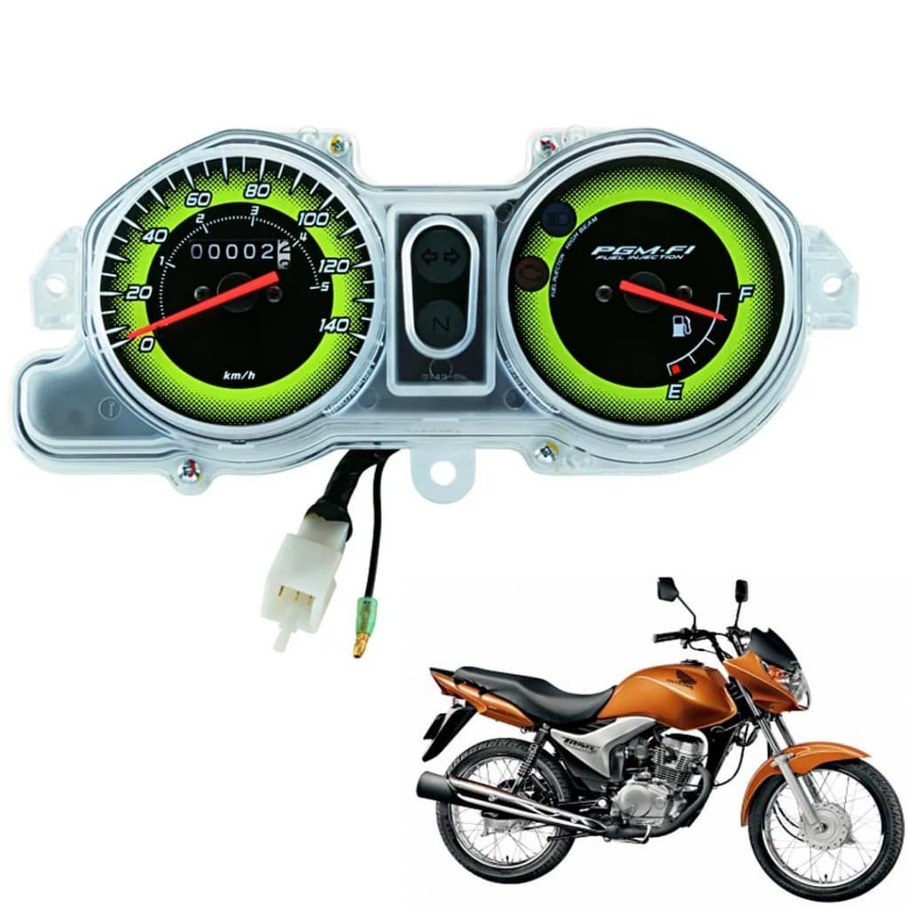Painel Para Moto Titan Mix 150 Honda Completo Com Chicote
