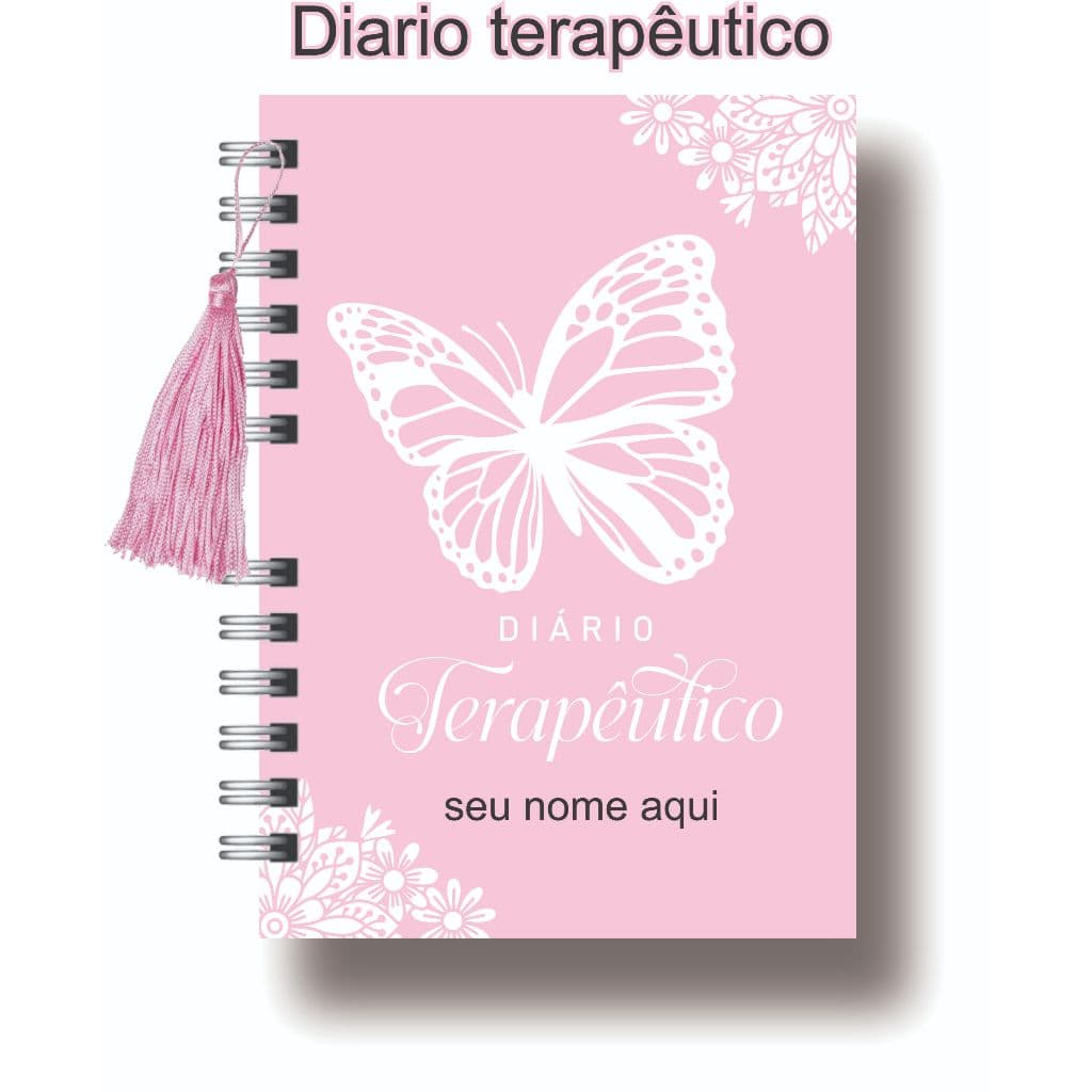 Agenda  Diário Terapêutico /Caderno Personalizado | Agenda Terapia | Autocuidado e Amor Próprio 164 páginas