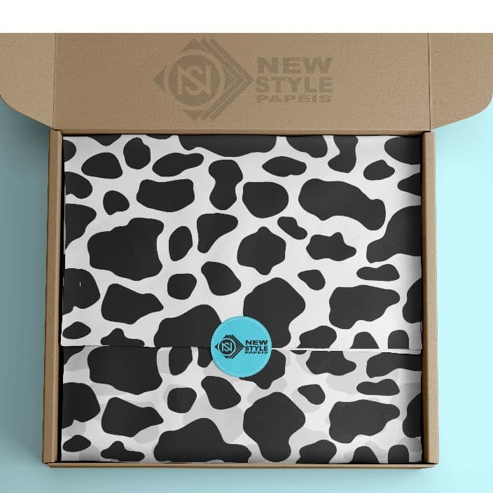Papel De Seda Premium 35x50 cm VAQUINHA