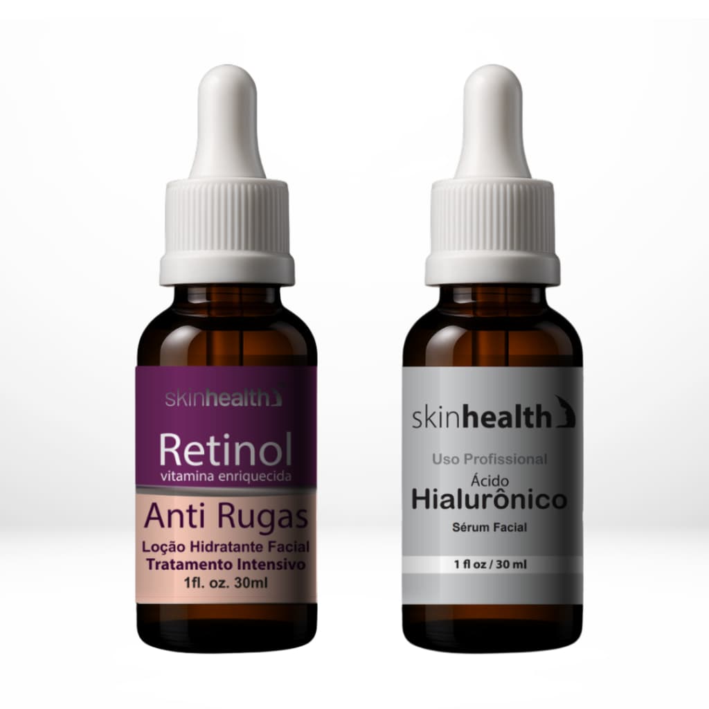 Sérum Retinol + Sérum Ácido Hialurônico Skinhealth 30ml