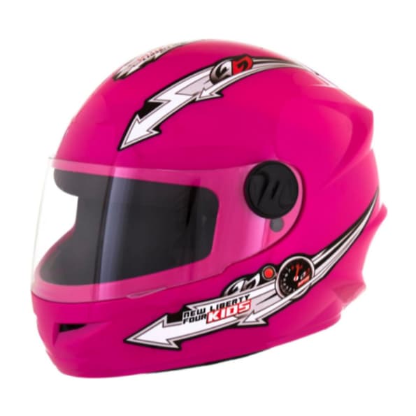 Capacete Fechado Moto Infantil Pro Tork Liberty 4 Rosa 54 Barato