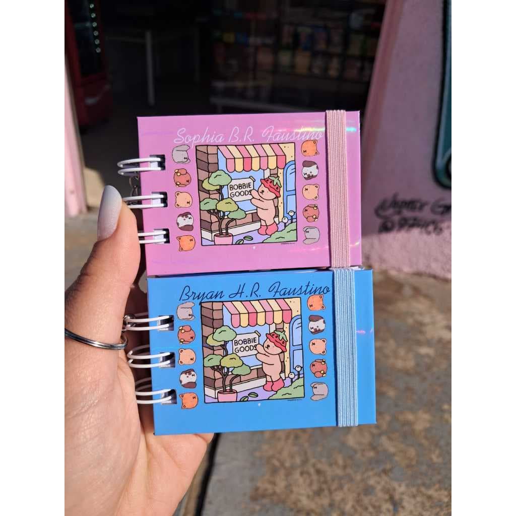 Mini caderno/chaveiro de colorir - 50 desenhos (A8)
