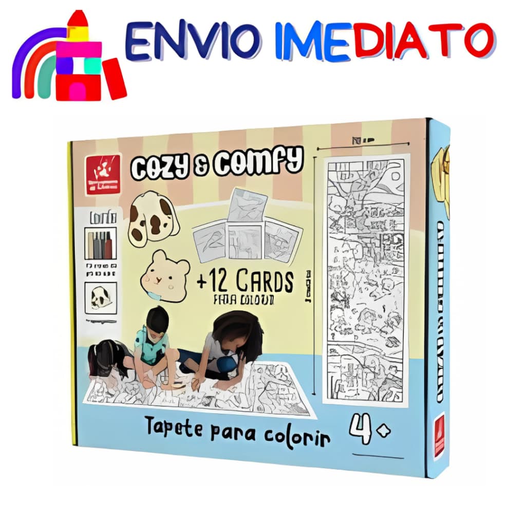 Tapete Para Colorir - COZY & COMFY - Criança