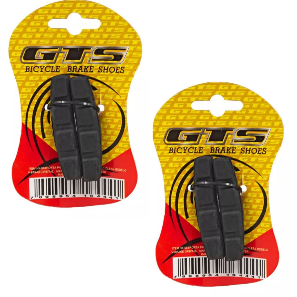 2 Pares Sapata Freio Gts Bicicleta Bike V-brake Orbital 70mm