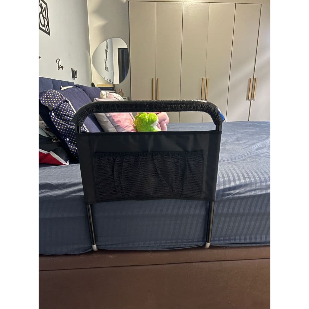 GRADE DE CAMA .... PRETA PARA IDOSOS  APOIO SEGURANÇA