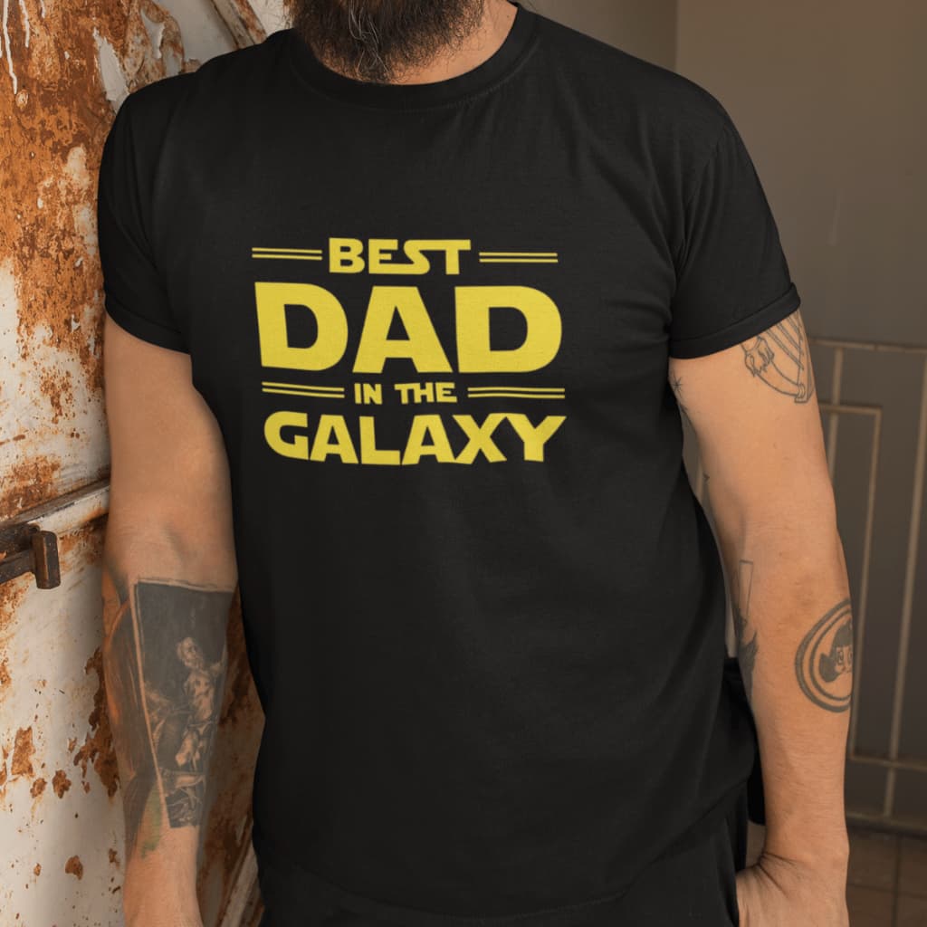 Camiseta Star Wars O Melhor Pai Da Galáxia Dia Dos Pais Geek 100% Algodão