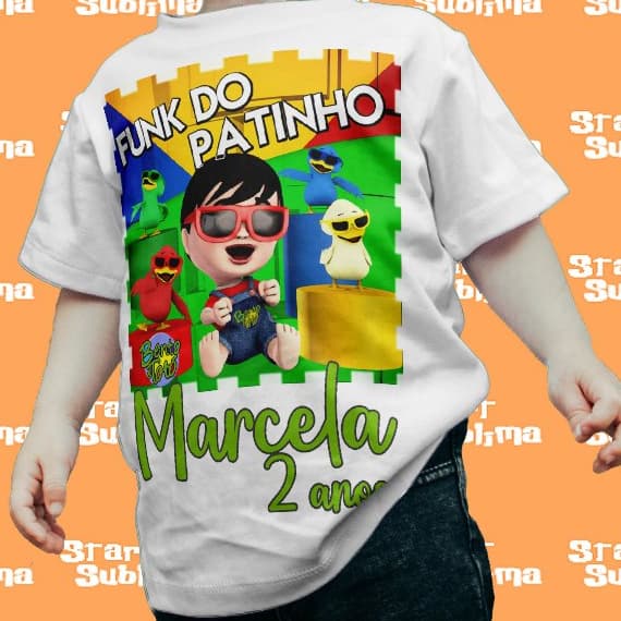 Camiseta Bento E Totó Camisa Do Desenho Amigo Bento E Totó PATINHO