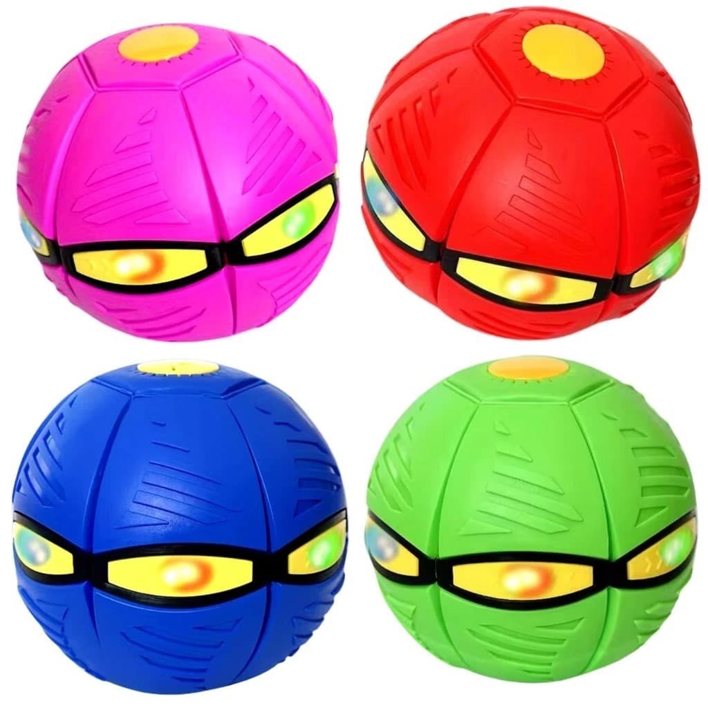 Bola Mágica Disco Voador Brinquedo Ao Ar Livre Bola Maluca(CORES SORTIDAS)