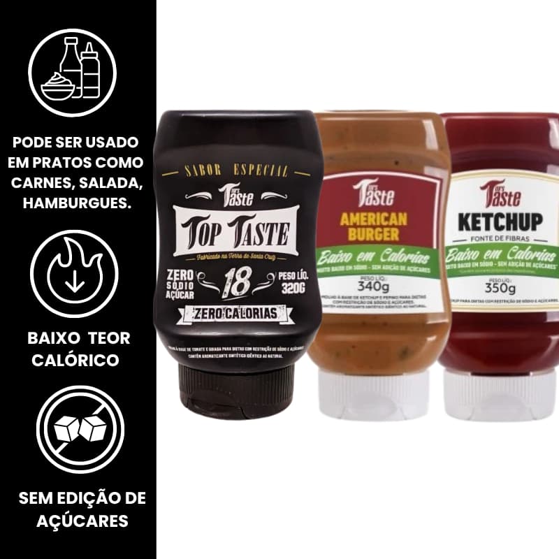 Molho Baixa Caloria E  Gordura Mrs Taste