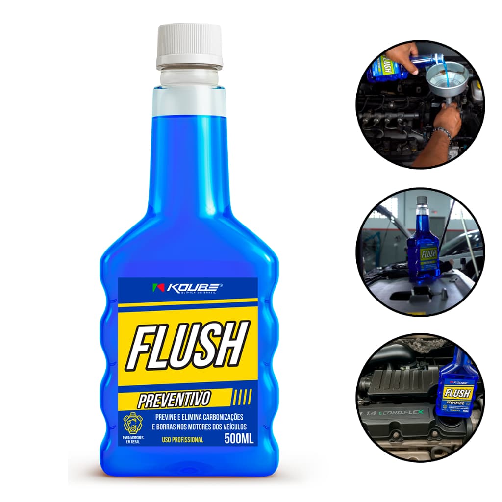 Aditivo Para Dissolver Borra Do Motor Antes Da Troca De Óleo Motor Flush Preventivo Koube
