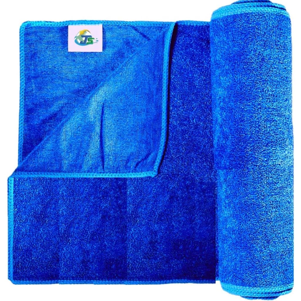 Toalha Azul 400gsm 40x40 Secagem e Multiuso Automotiva