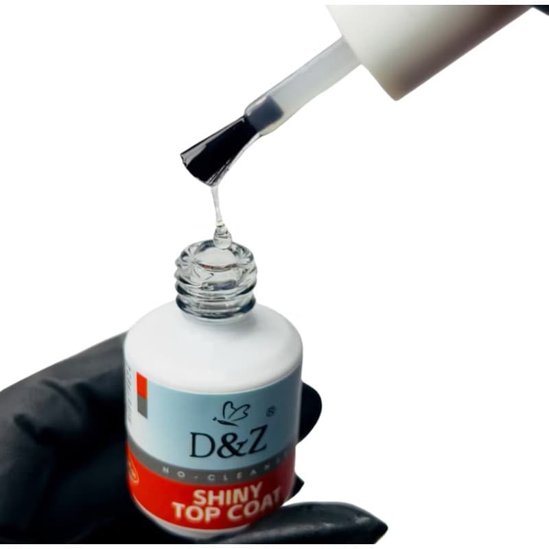 kit 5 top coat shiny D&Z 15ml